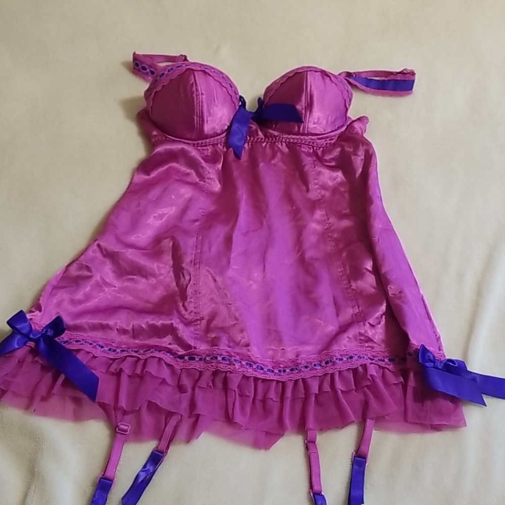 Baby doll bow lingerie